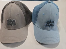 SCOTTY CAMERON 2014 PGA light blue Monogram hat AND 2014 PGA Gray Monogram