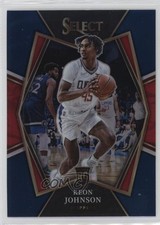 2021-22 Panini Select Premier Level Blue Prizm Keon Johnson #115 k1a