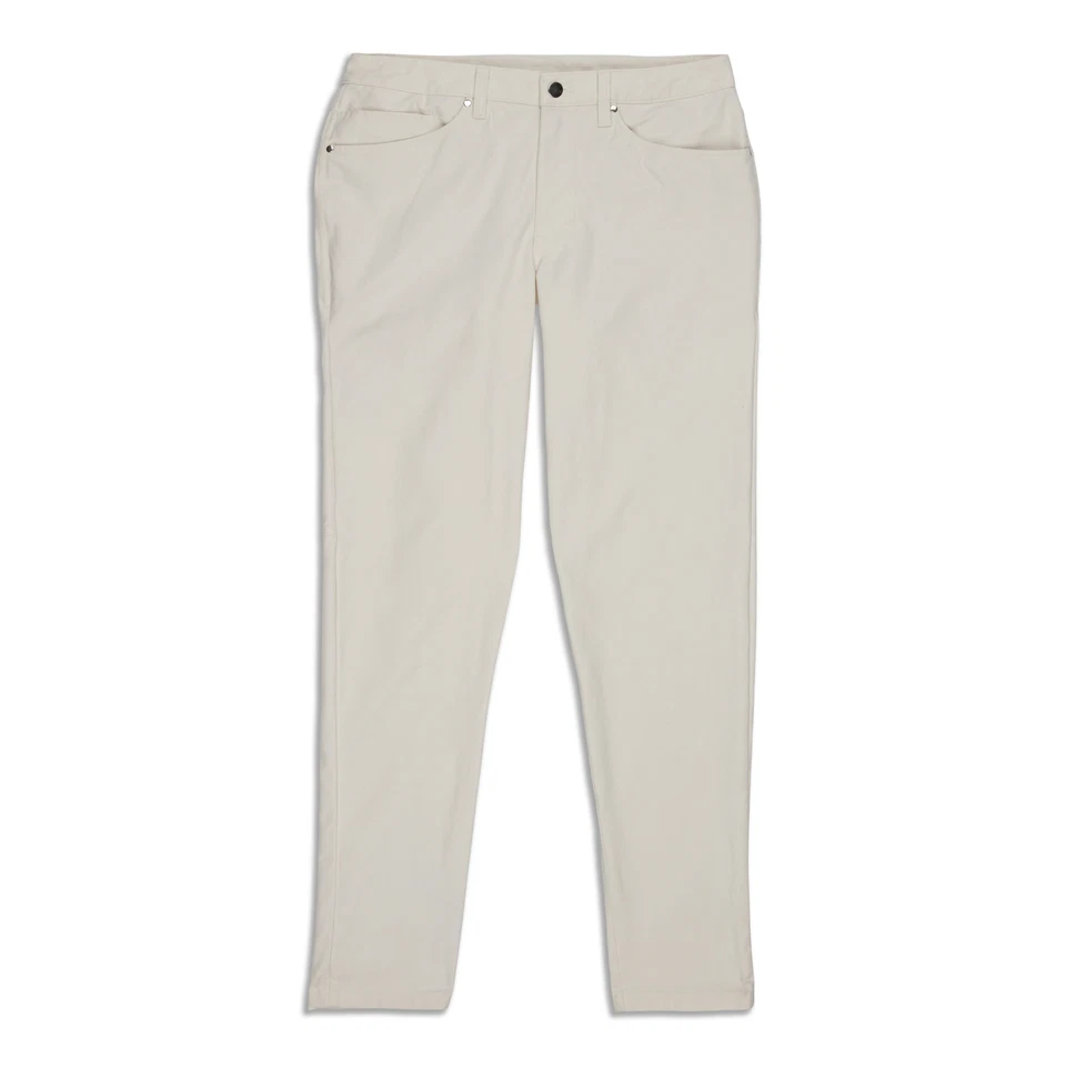 lululemon ABC Slim-Fit Pant Size 34 Raw Linen