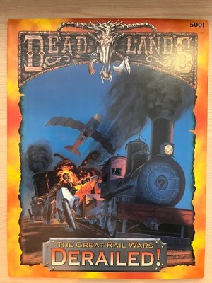 Deadlands - Derailed - Card stock Rail Wars vehicle data and markers uncut