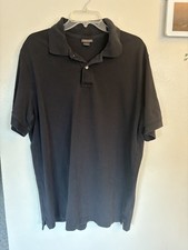 Cherokee Polo Shirt Classic Fit Short Sleeve Casual Top Black Mens Size Large