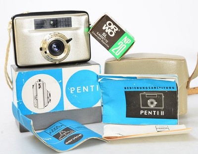 WELTA Penti II Gold + Meyer Domiplan 3.5/30 | Halbformat Retro Style   (8762)