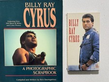 BILLY RAY CYRUS BOOK A Photographic Scrapbook + BILLY RAY CYRUS VHS *LOT