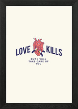 Cool Vintage Citazione Incorniciato Wall Art Poster Stampa su Tela Quadro