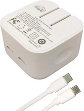 Super Fast Charger Block GaN 45w 2 USB Type C Hi Speed 5 Amp 