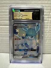 Pokemon 2019 Glaceon GX Hidden Fates SV55/SV94 Shiny Vault CGC Pristine 10