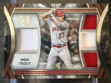 2022 Topps Museum Collection Mike Trout Quad Patch Relic 33/99
