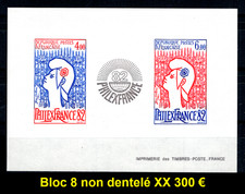 Non-dentelé : Bloc PHILEXFRANCE 1982 n°8, Neuf ** = Cote 300 € / Timbre FRANCE