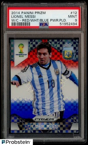 World Cup Lionel Messi 2014 Panini Prizm World Cup Lionel Messi #12 Blue