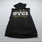WWE Roman Reigns Men's 11 Star Sleeveless Graphic Hoodie AC2 Black Medium