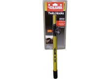 The Club 3000 Twin Hooks Steering Wheel Lock Anti-theft Yellow