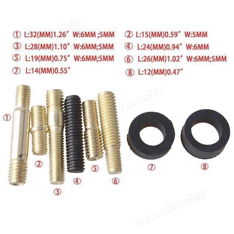 Motorcycle 5.3'' 50CAL Chrome Short Bullet Antenna FOR Harley Electra Glide Foto 4 de 4