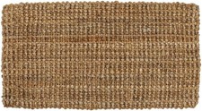 Image of Hand-woven Door Mat 40x70cm Jute Coir Door Mats Backing and Classic Weave Heavy