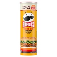 Pringles Burger King Chicken Royale Flavour Sharing Crisps 165g Snack