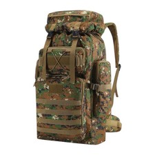 Zaino Tattico Militare 70L 80L Grande Capacità Trekking Softair Impermeabile