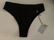 JOLYN Women's Zoe Bikini Bottom. Large. Black. NWT. Large