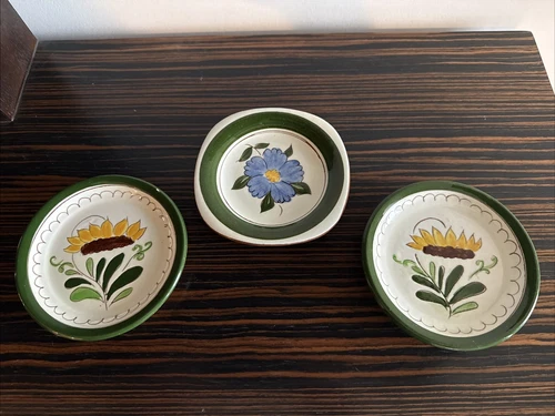 Vintage Stangl Pottery "Country Garden"  5in Coasters x 3