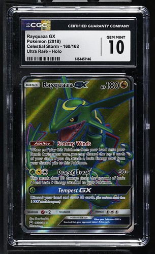 Rayquaza-GX graded CGC 10 for sale on eBay