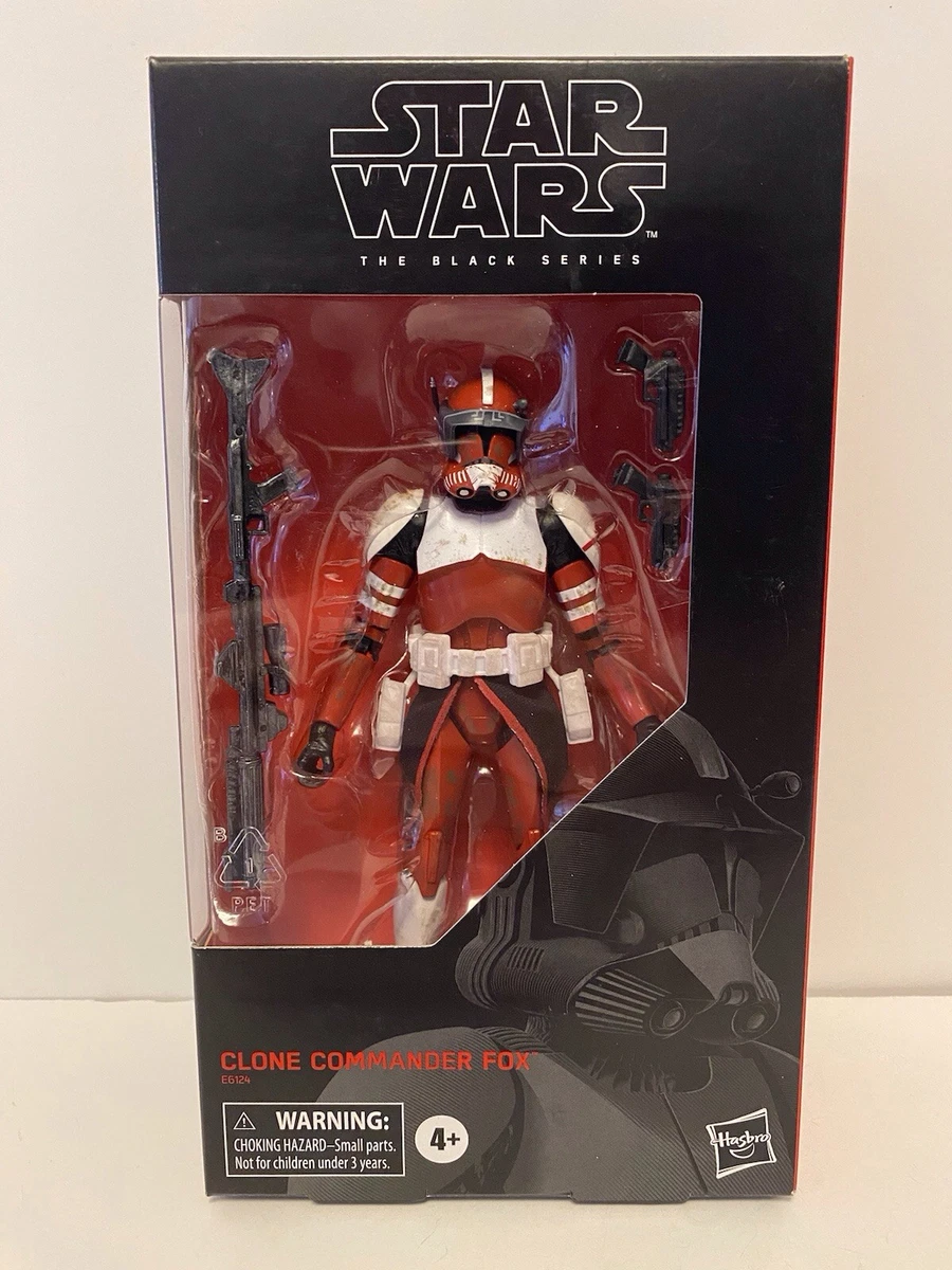 Figura De Acción STAR WARS Black Series Clone Commander Fox