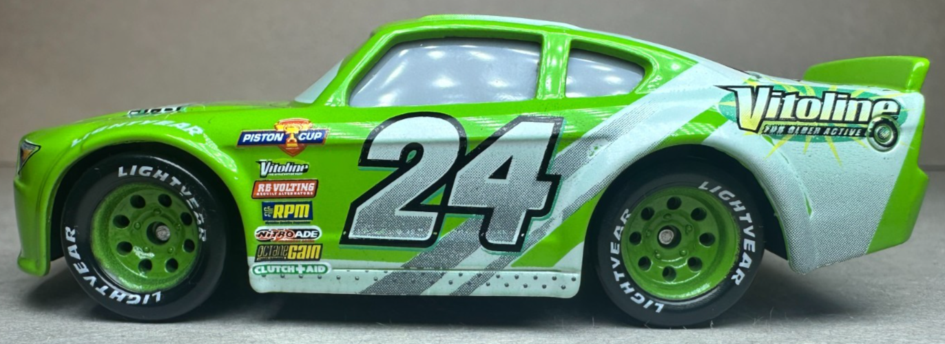Disney Pixar Cars 3 Brick Yardley Vitoline #24 Diecast Stock Car Piston ...