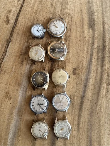 Vintage Wrist Watch Lot Timex Precisa Goldfield