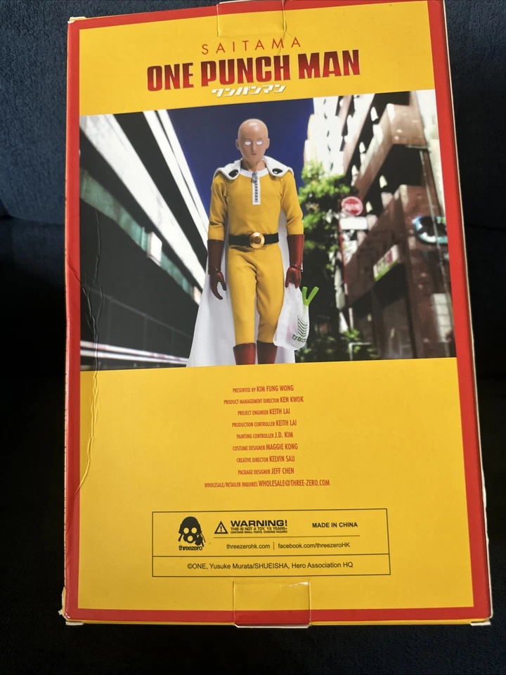 THREEZERO One Punch Man escala 1/6 Saitama versión exclusiva Con cuerpo extra (leer) Foto 3 de 4