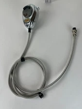Original Turner Road King 4-Pin RK56 Chrome CB Radio Mic Microphone Nice