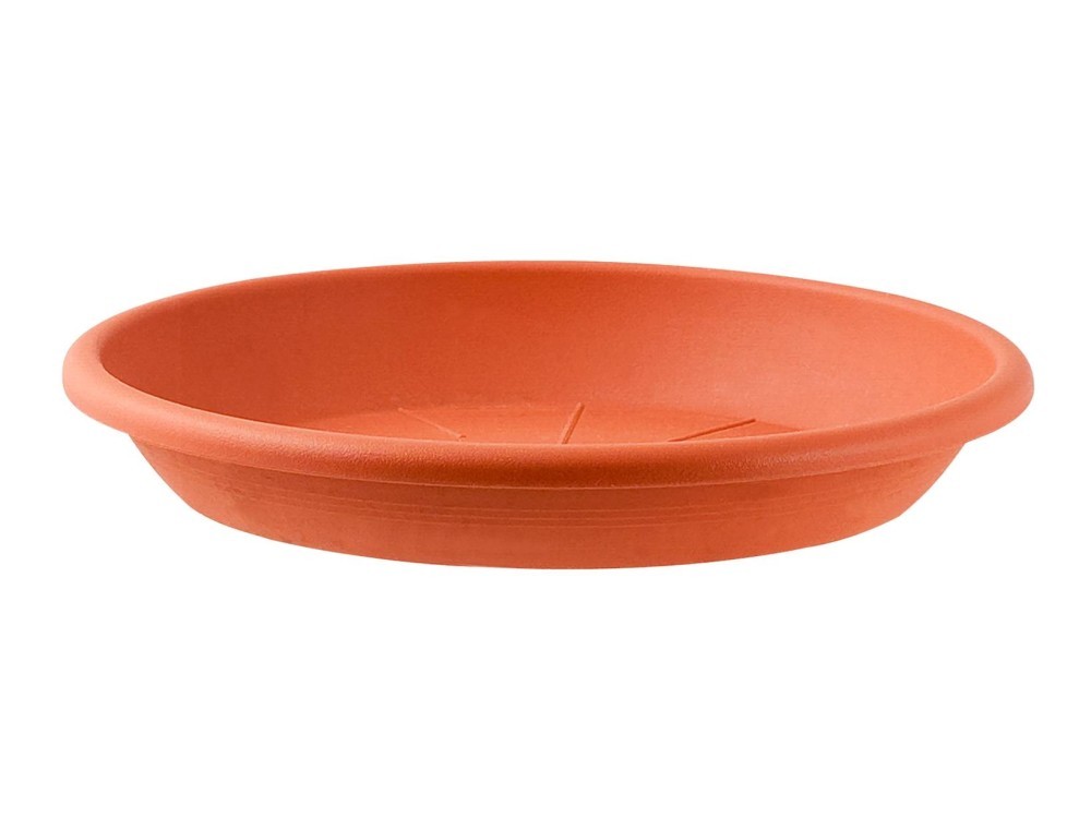 Plant Saucer Euro 3 Plast Model Medea Terracotta Diameter Cm 16