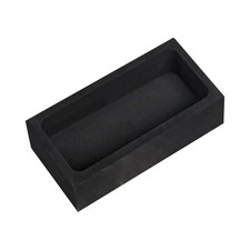 Graphite Ingot Molds for Casting Gold Silver Aluminum Copper Brass 1kg Capacity