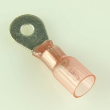 8 Ga. Heavy Duty Heat-Shrink Ring Terminals, 10 Stud - pack of 10 