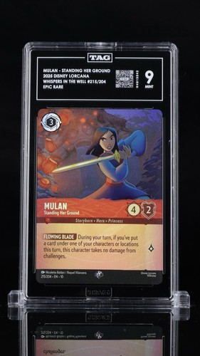 Mulan - Standing Her Ground graded TAG 9 for sale on eBay