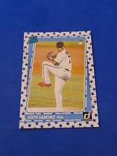 2021 Sixto Sanchez SP Independence Day Variation Panini Donruss #34 RATED ROOKIE