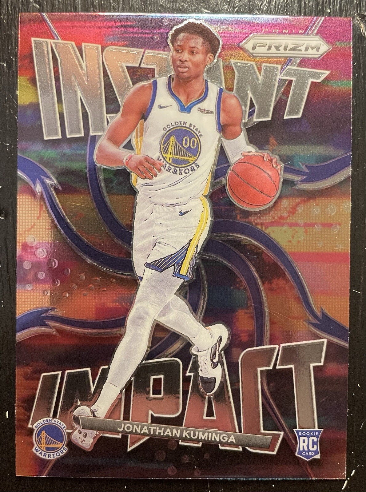 2021-22 Panini Prizm - Instant Impact #7 Jonathan Kuminga (RC)