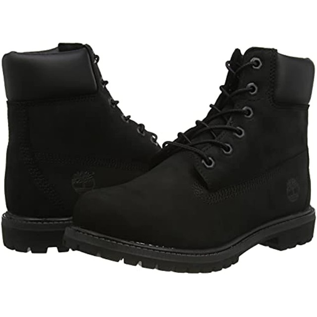 8658a Black Nubuck Waterproof BOOTS 