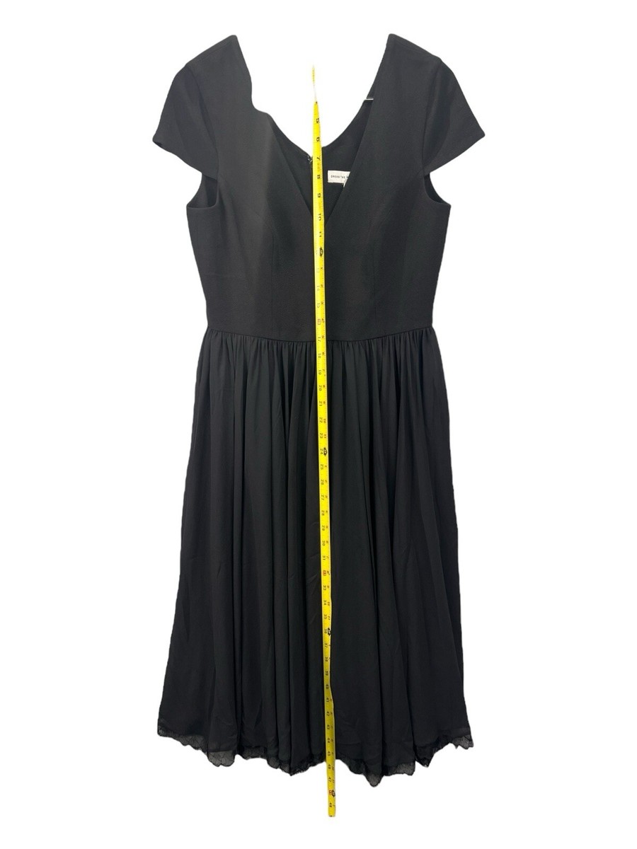 dress the population corey chiffon fit & flare cocktail dress Corey Dress – Dress the Population