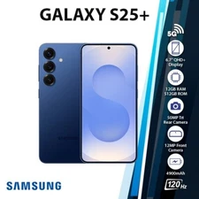 Samsung Galaxy S25+ Plus Android Cell Phone (Navy/12GB+512GB/Dual SIM/NEW)