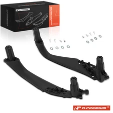 A-Premium 2x Rear Driver & Passenger Interior Door Pull Handle Panel Set for BMW