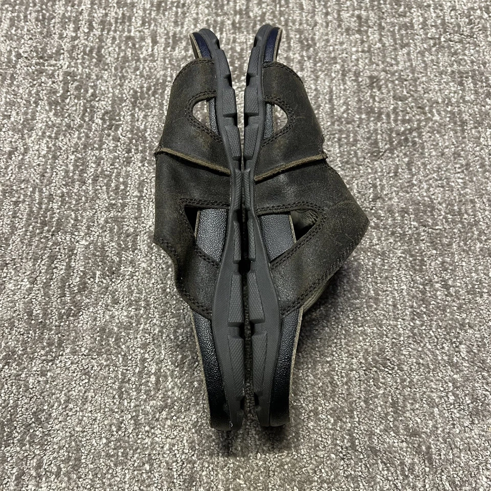 Sandalias Chaco Para Hombres 9 Atigrado Sandalia Cuero Marrón Informal Hebilla Correa Exterior Foto 3 de 4