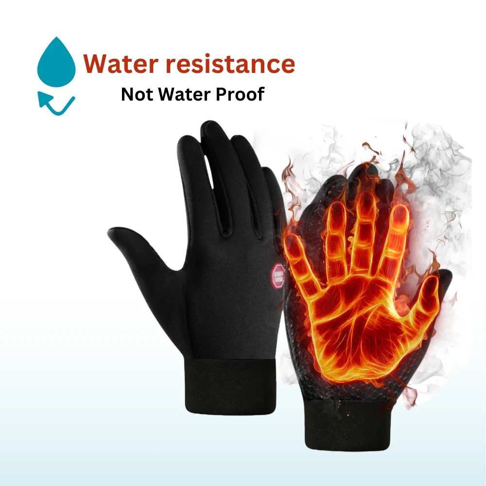 Men s winter warmth windproof waterproof wool lining warm touch