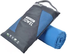 JUNELILY Anti-Bacterial Microfiber Towel for Sports RV Travel Gym Hiking Jogging