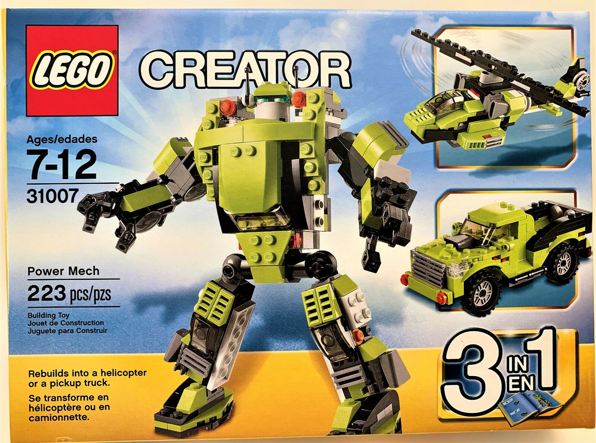 LEGO 31007 Creator Power Mech in New Sealed 673419189835|