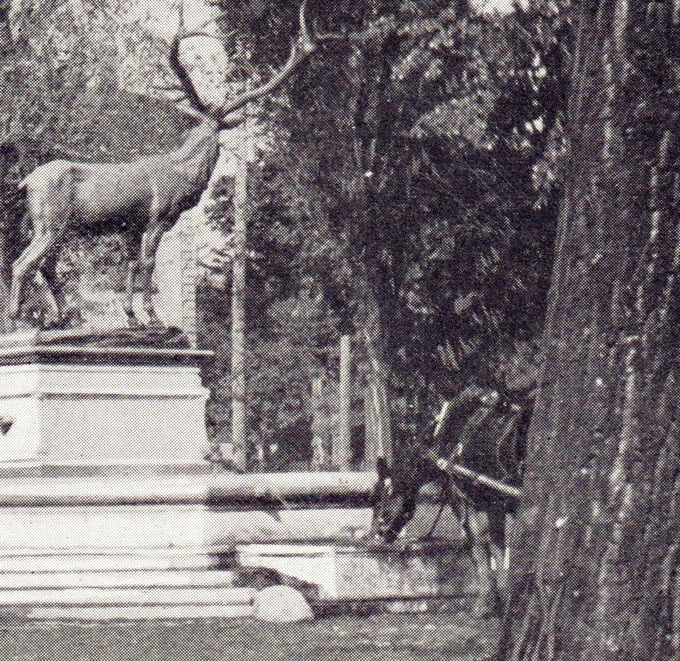 Portland Oregon c 1905 Elk Court House Plaza Singer Sewing Machine Ad Trade Card - Image 3 of 4