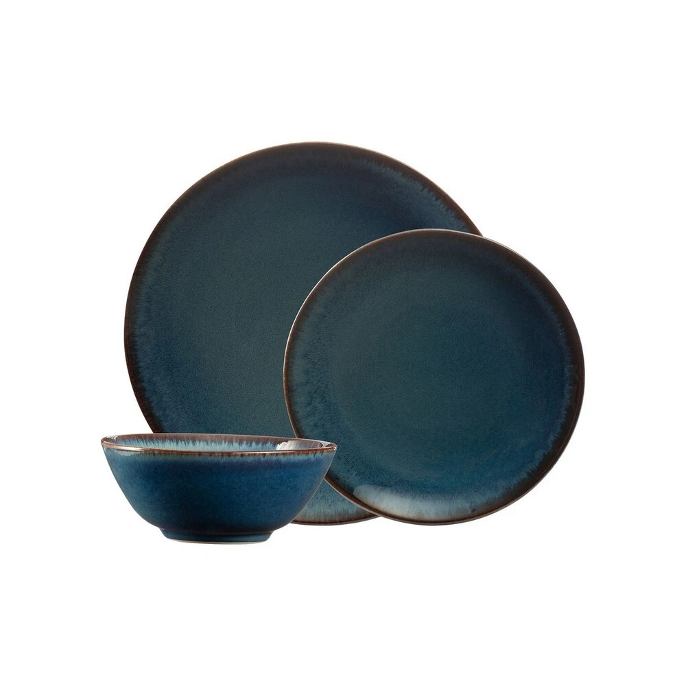 Navy blue dinner set cheap