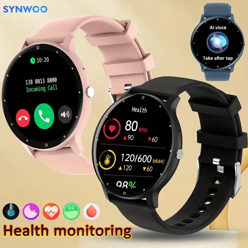 Smart Fitness Tracker Watch with Heart Rate Monitor-image
