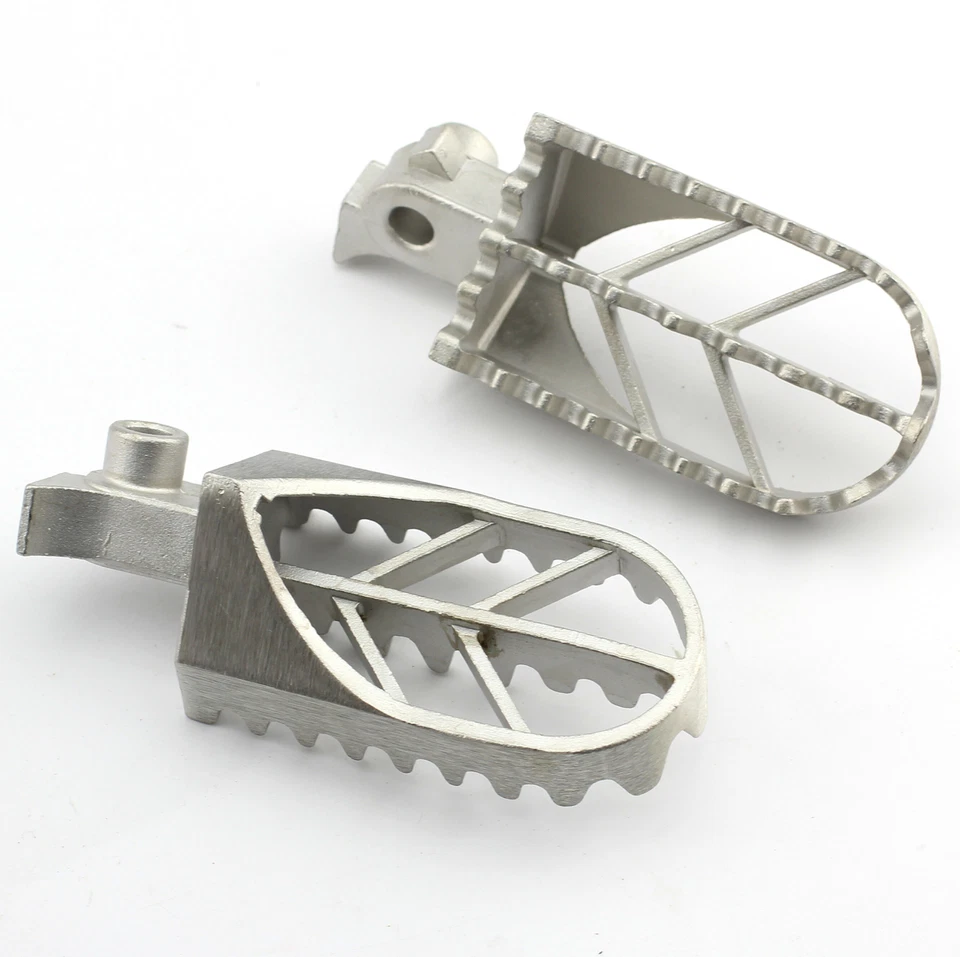 x2 clavijas de reposapiés de acero inoxidable TW200 PW50 PW80 Pit Dirt Motor Bike CRF50 Foto 3 de 4