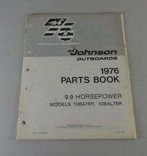 Catalogo Parti OMC Johnson Fuoribordo 9.9 CV Modelli Del 1976
