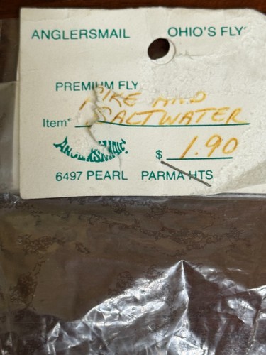 VINTAGE OHIOS FLY ANGLERSMAIL PIKE & SALTWATER LURE/FLY - Picture 2 of 4
