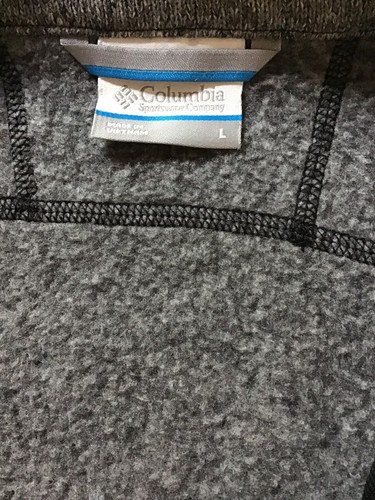 Columbia Horizon Divide Men's Grey zipper sweater jacket 1621221010 Sz L NWT F5 - Picture 7 of 8