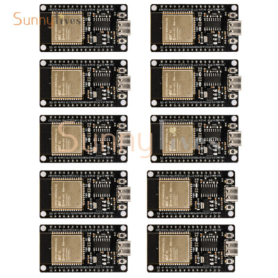 1-10PCS ESP32 WROOM-32 Type-C CH340C Development Board Dual Core WiFi Bluetooth