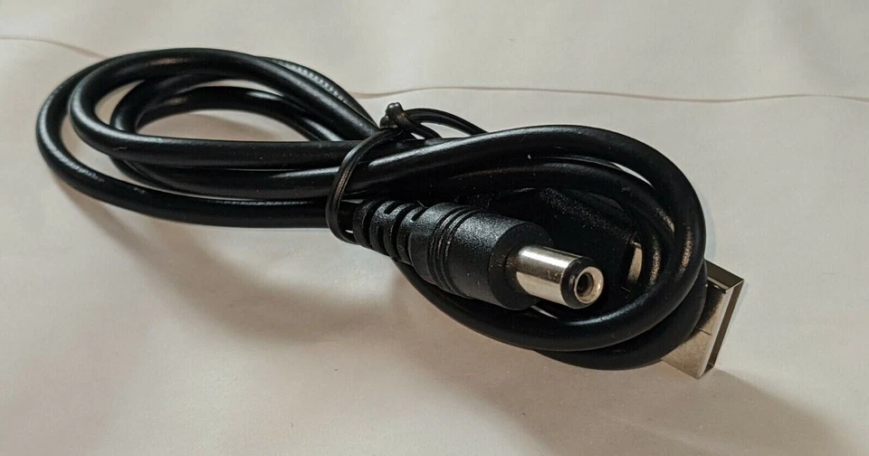 USB Plug Barrel Adapter Jack Male Plug To DC 5V 5.5mm*2.1mm Power Supply Cable